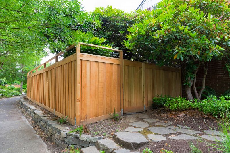 Completed Wooden Fence Gate